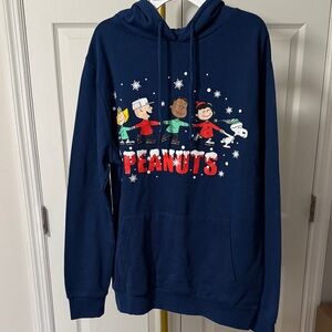 Peanuts Dark Blue Character Hoodie
